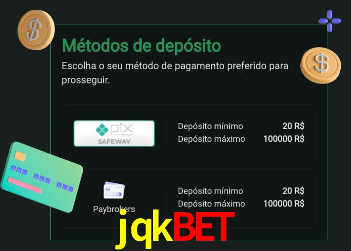 O cassino jqkbet oferece uma grande variedade de métodos de pagamento