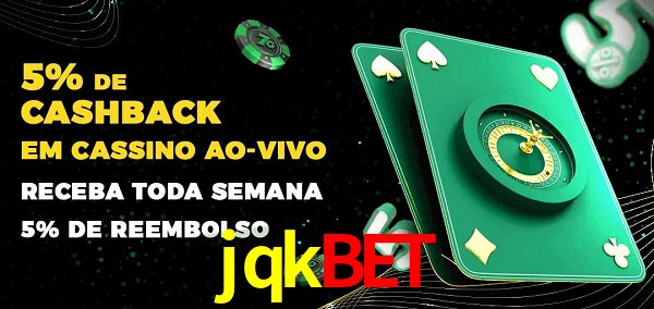 Promoções do cassino ao Vivo jqkbet